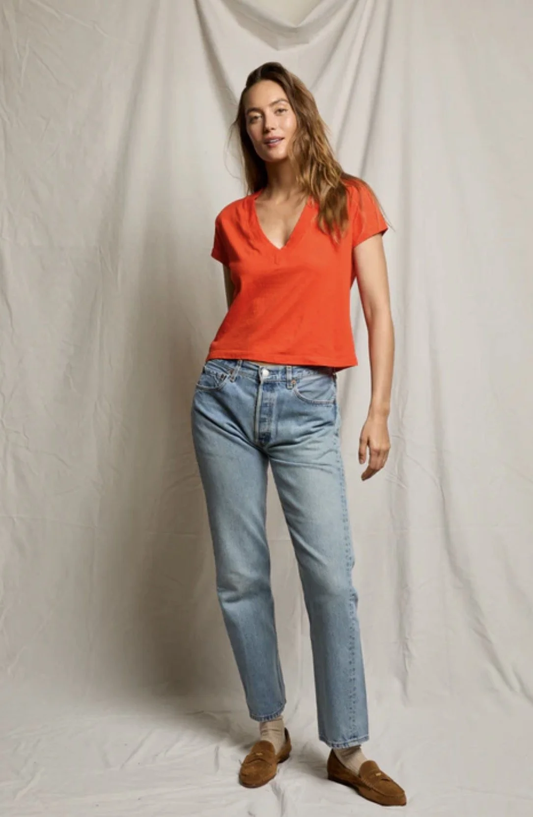 Perfect White Tee Alanis V-Neck Tee