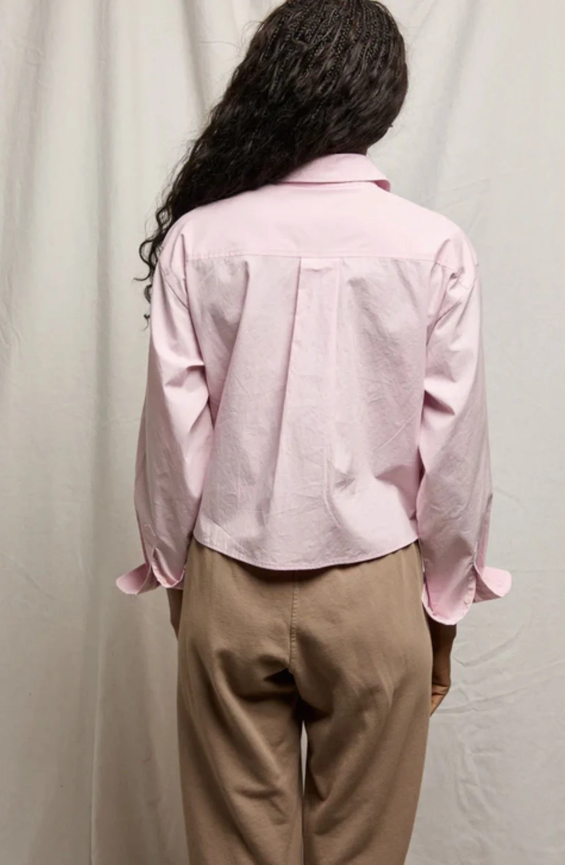 Perfect White Tee Naomi Button Up