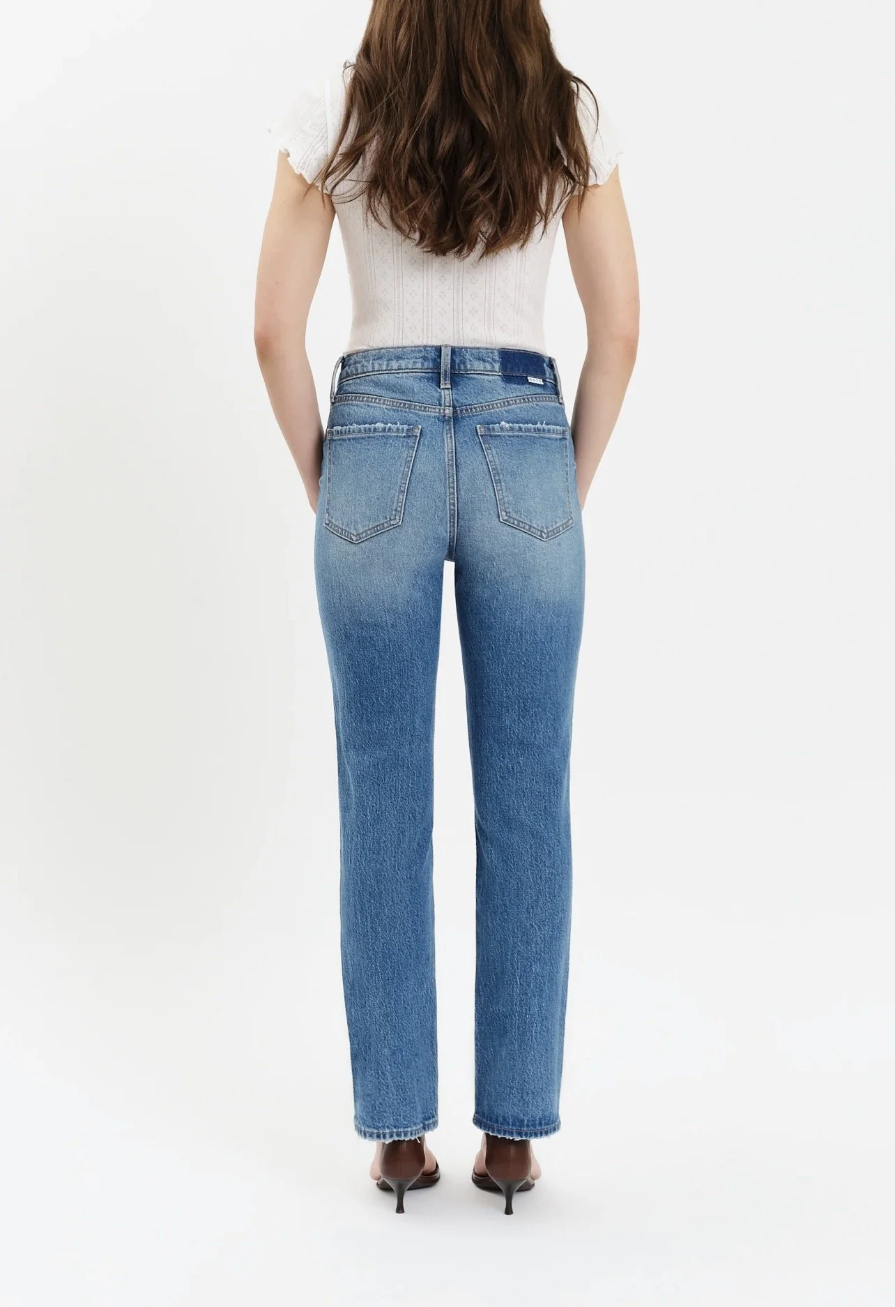 Daze Smarty Pants High Rise Slim Straight