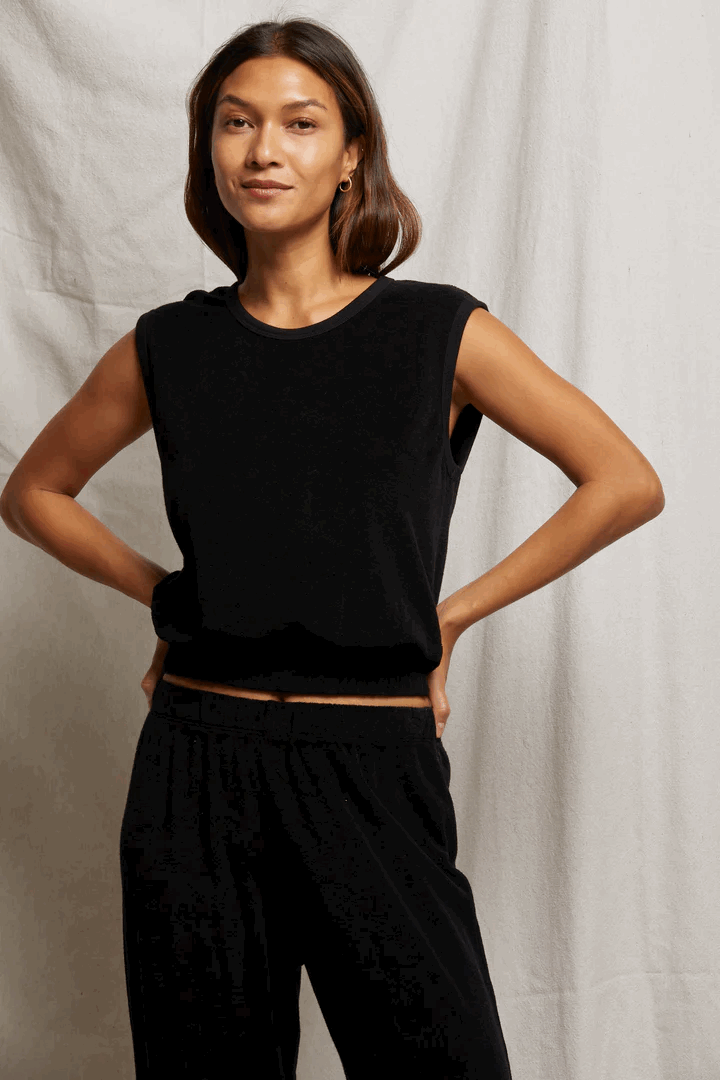 Perfect White Tee Ellie Terry Banded Tank