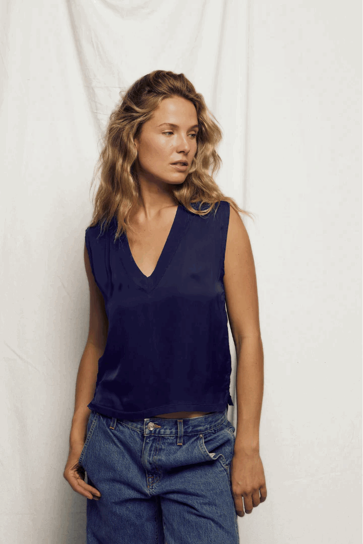 Perfect White Tee Celina Muscle Tee