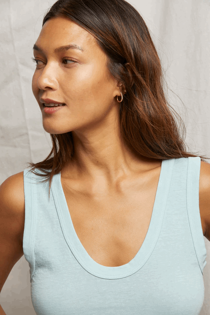 Perfect White Tee Khara Binded Tank