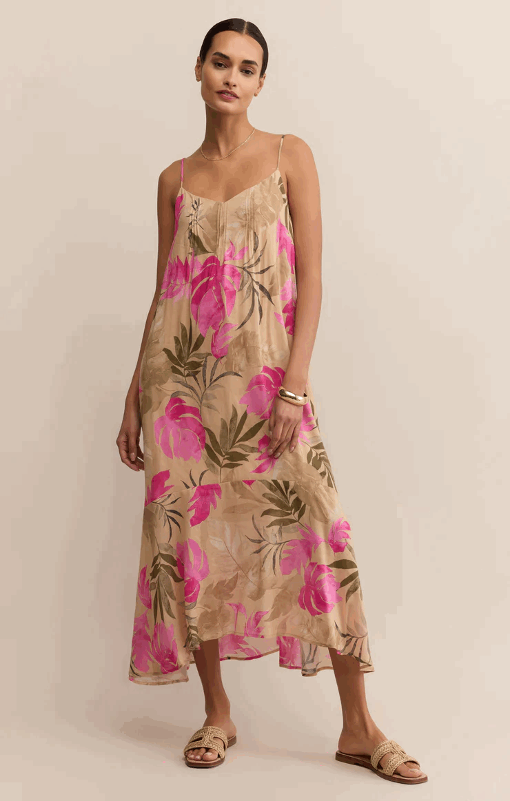 Z Supply Benson Tropical Maxi Dress