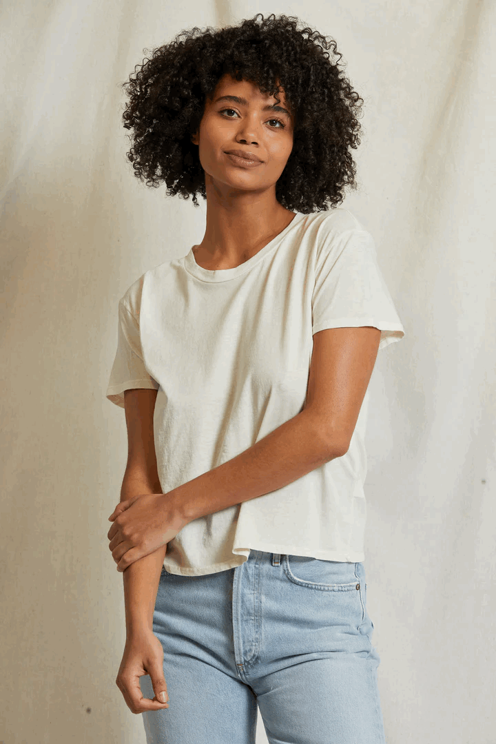 perfect white tee Harley crew neck tee