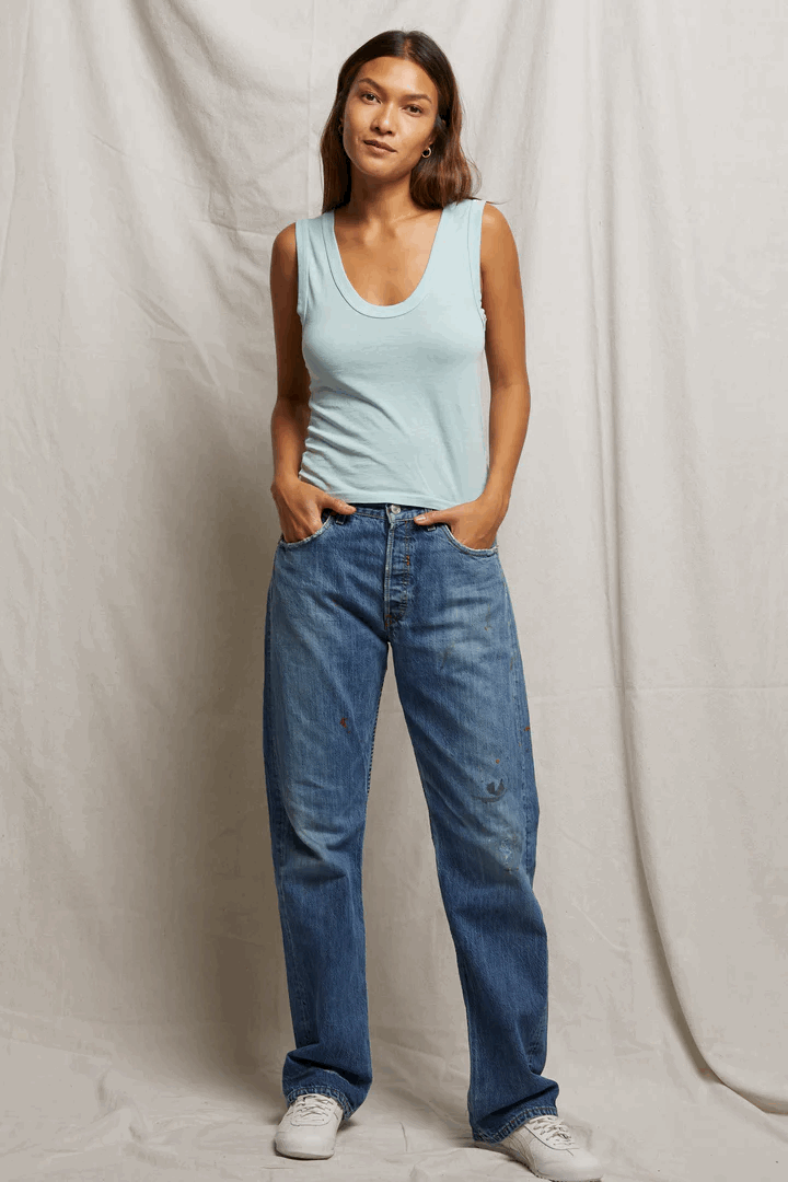 Perfect White Tee Khara Binded Tank