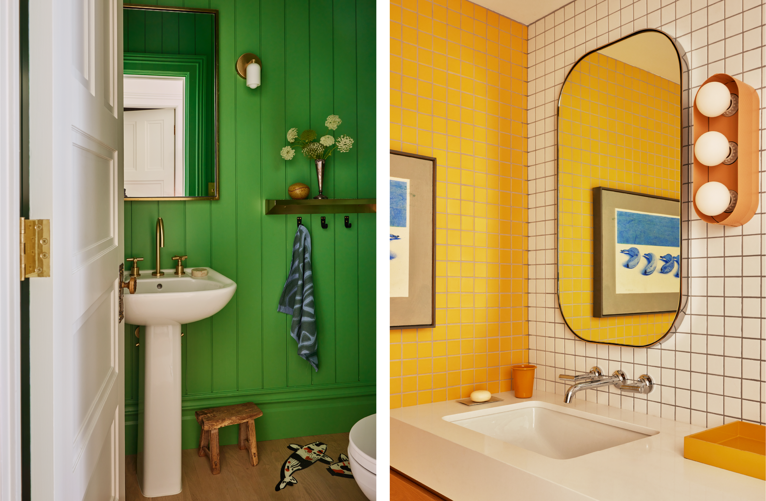 Designer: Regan Baker Design | Photographer: Laure Joliet | Stylist: Yedda Morrison | Left Image Press: Rue | Right Image Press: Domino