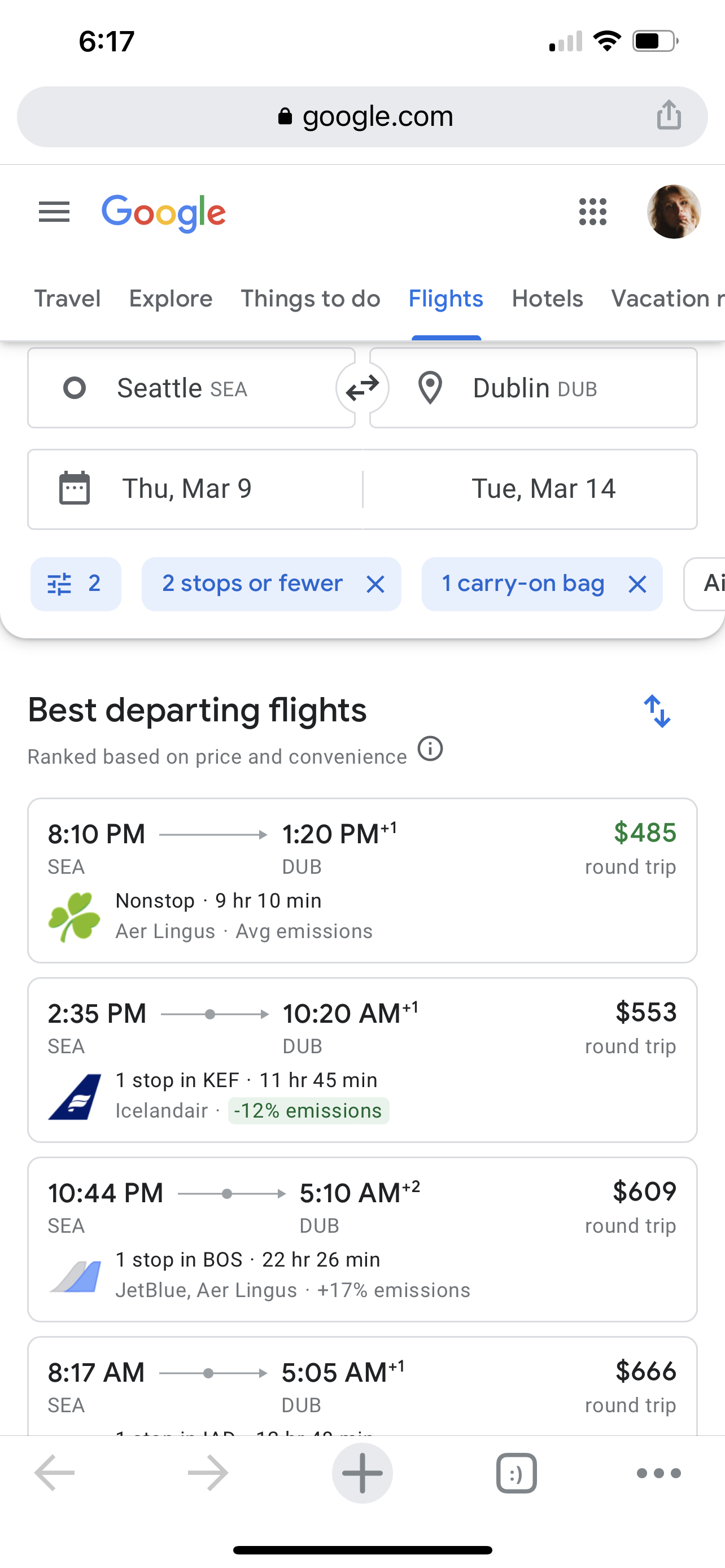save on airfare