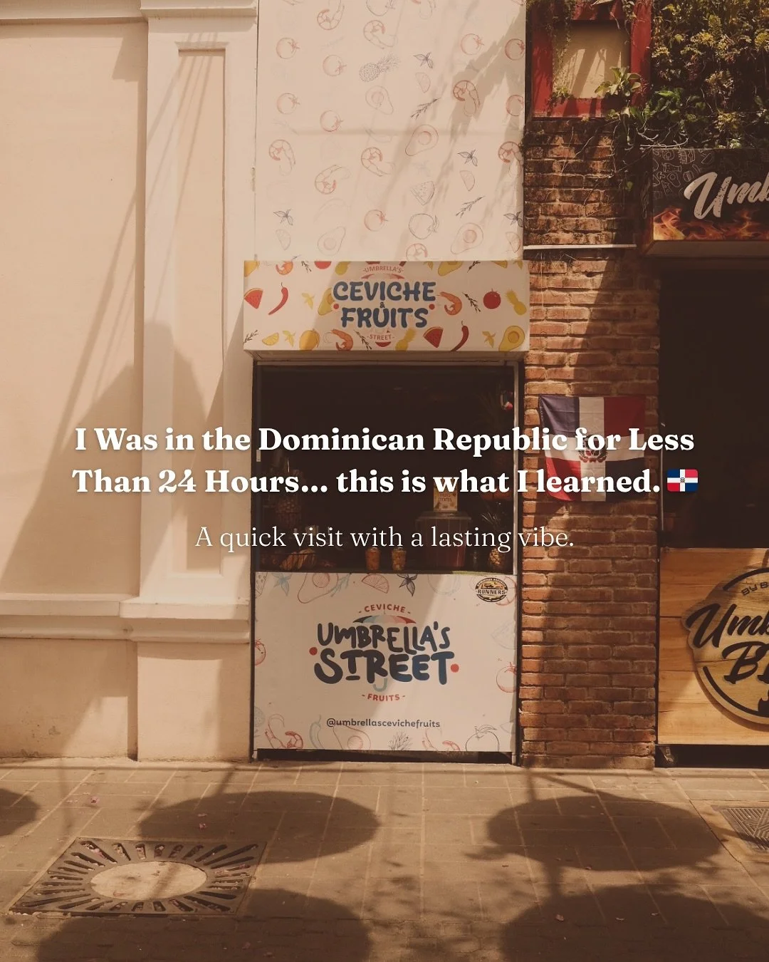 Spent less than 24 hours in the Dominican Republic, and it still blew me away. 🇩🇴🌴
From the best Caribbean food ever to the energy of live music and dancing in the streets, this quick stop on a cruise was almost more memorable than the cruise its