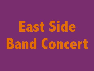 East Side Band Winter Concert 2026