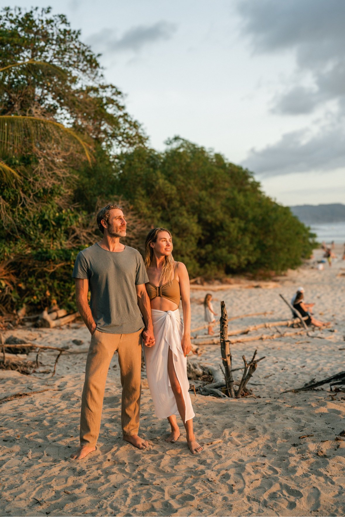 Jessie and Brian on the beach