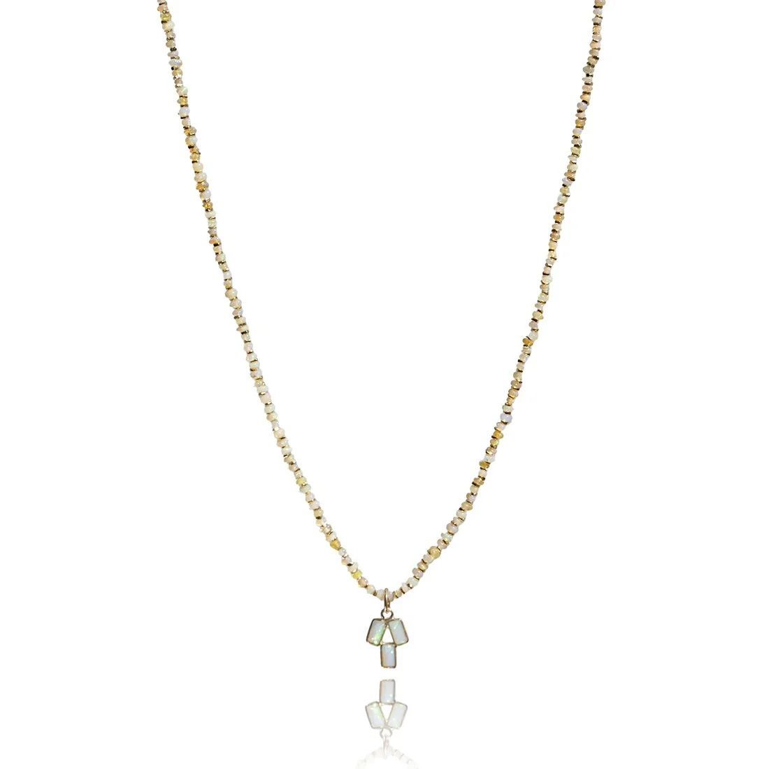 Trio of Light Opal Necklace - Hawaii Jewelry