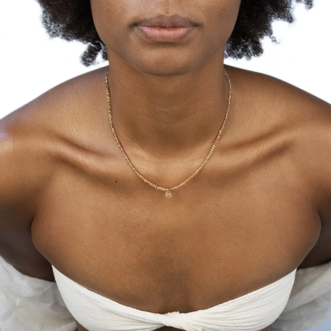 Sunset Sapphire Necklace- Hawaii Jewelry