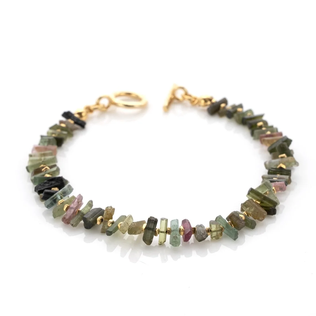 WATERMELON TOURMALINE BRACELET