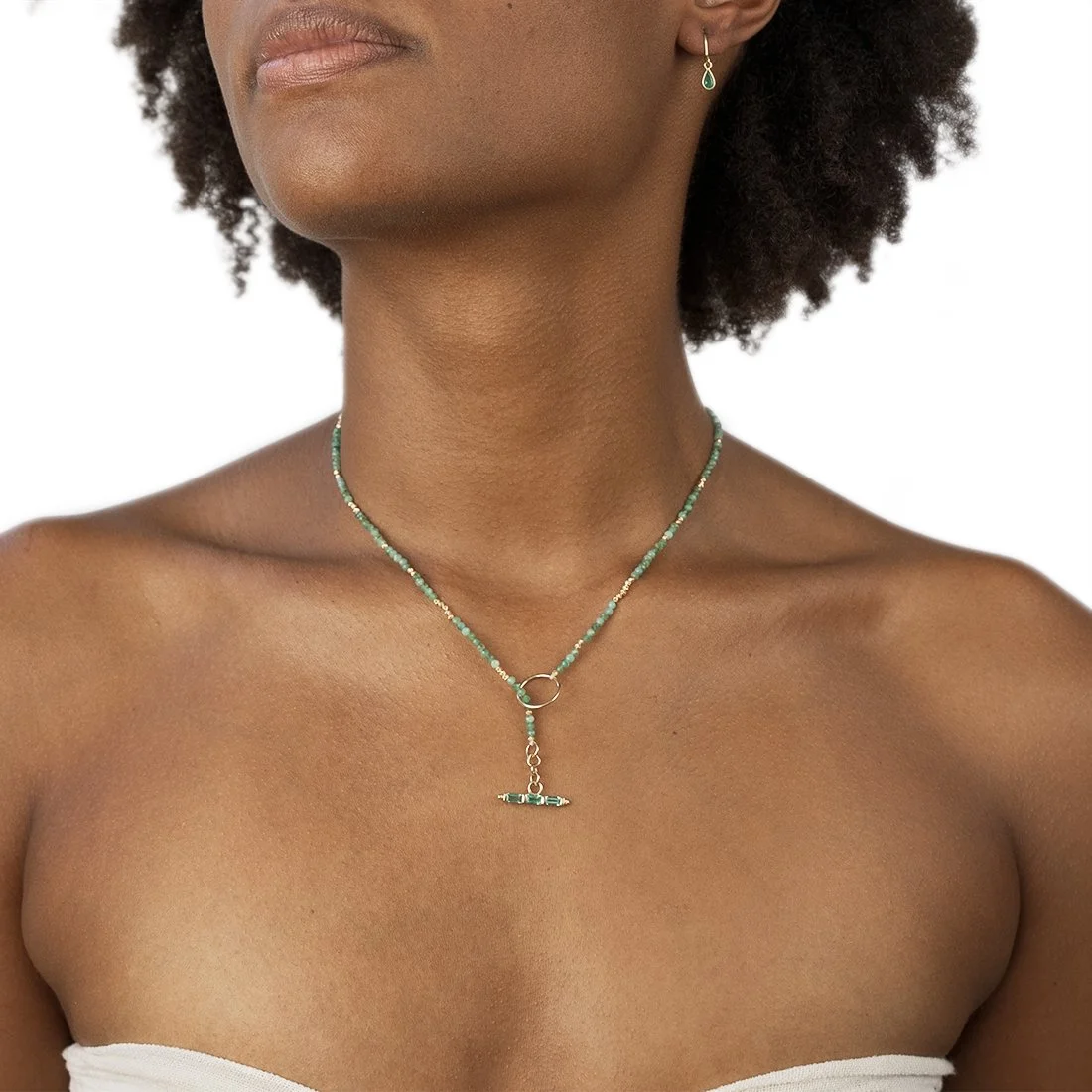 18K Emerald Sea Necklace  - Hawaii Jewelry
