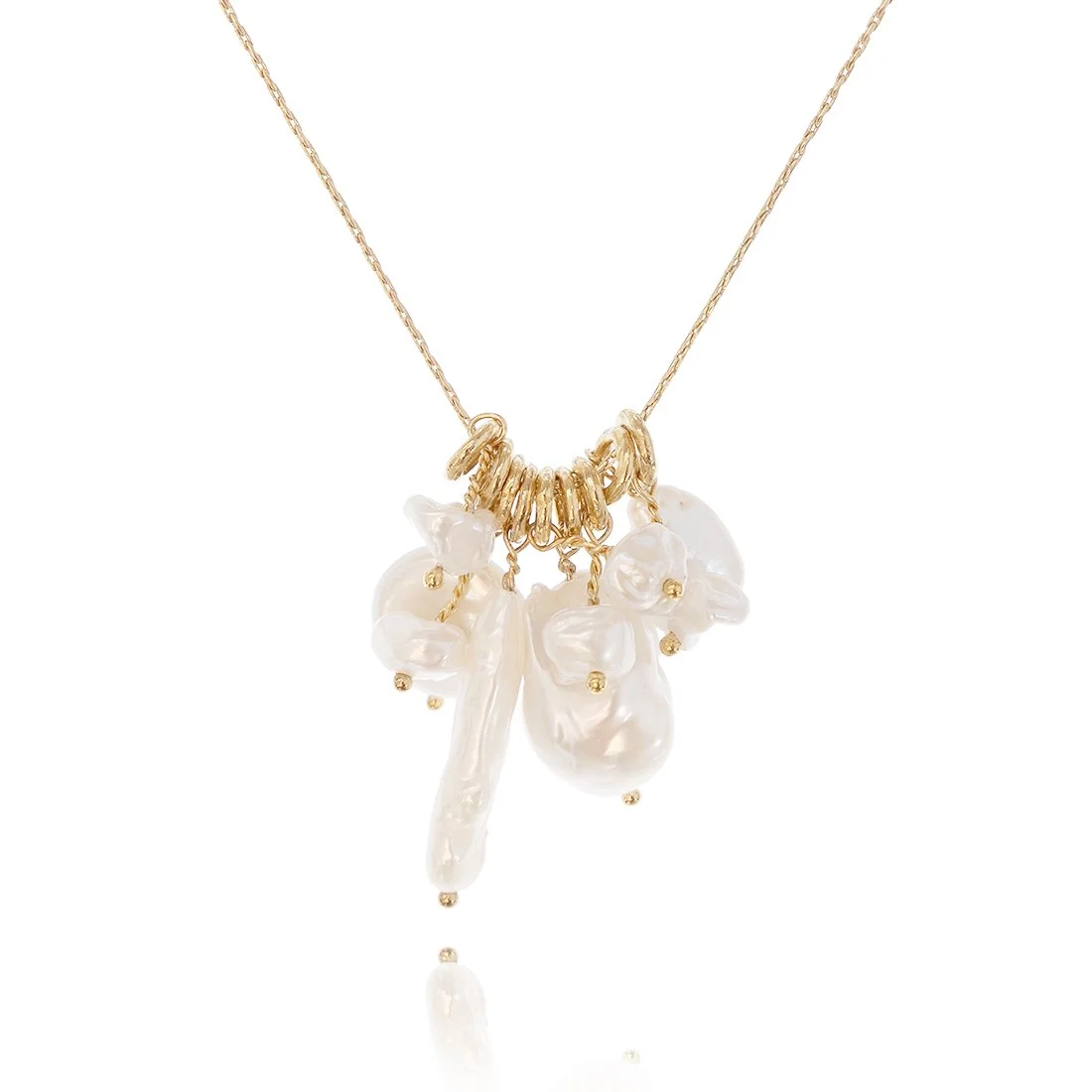 Pearl Cluster Necklace - Hawaii Jewelry