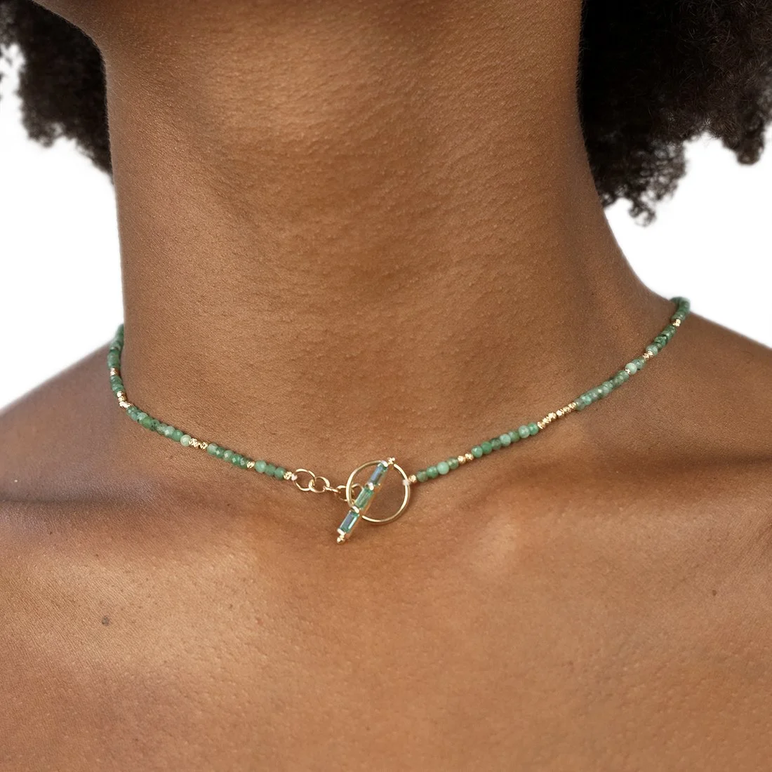 18K Emerald Sea Necklace  - Hawaii Jewelry