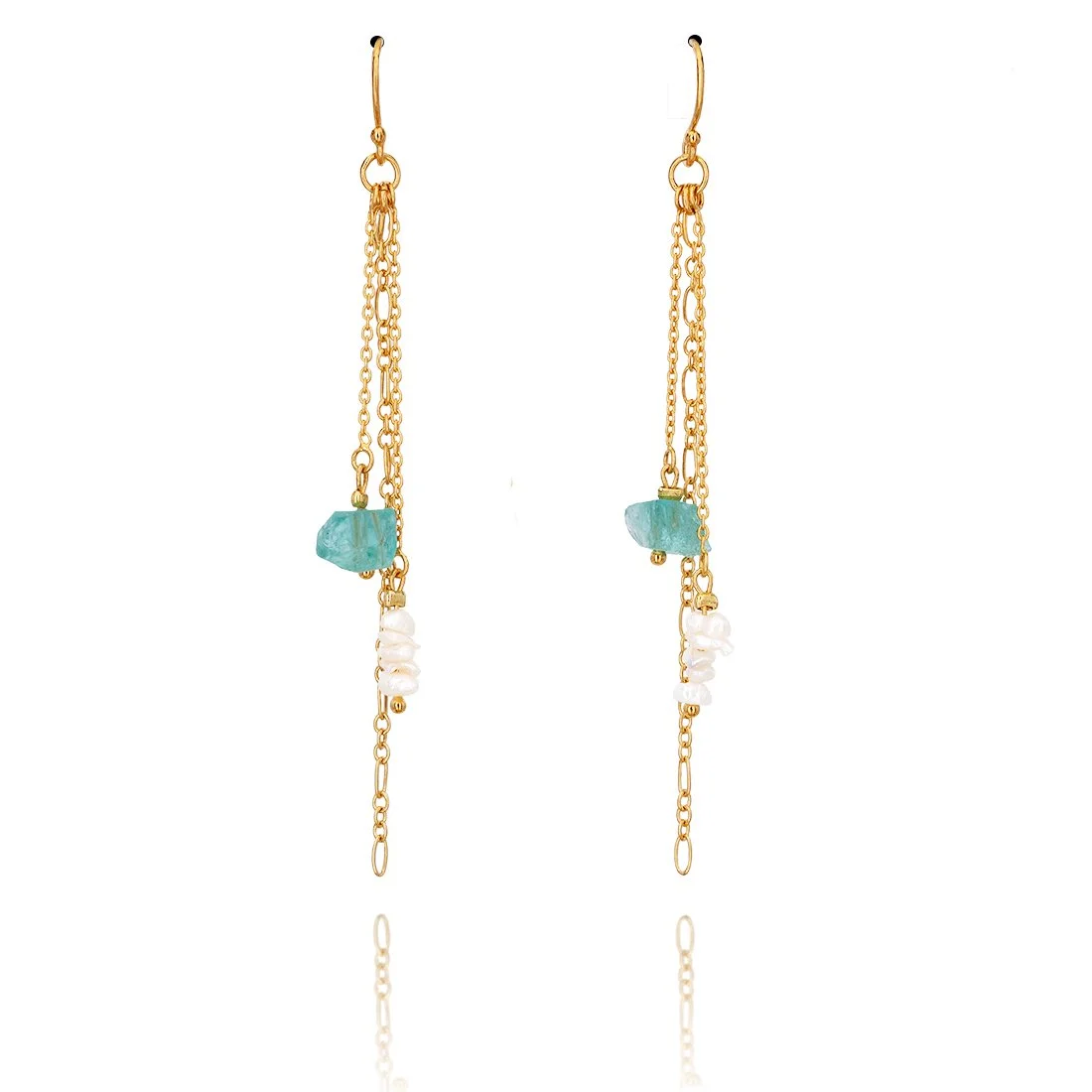 Coastal Keshi Dangle - Hawaii Jewelry