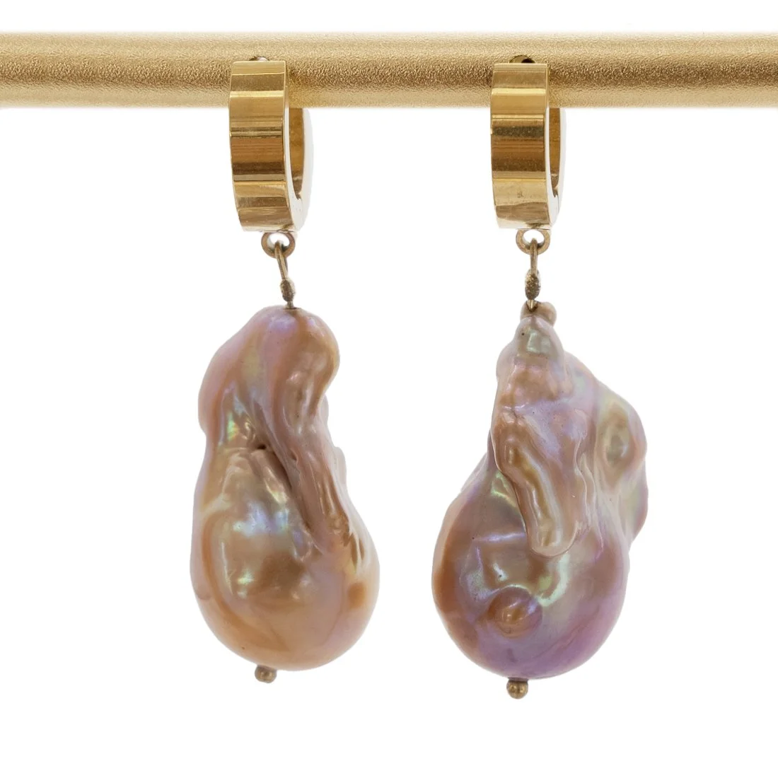 Fireball Huggie Earrings - Hawaii Jewelry