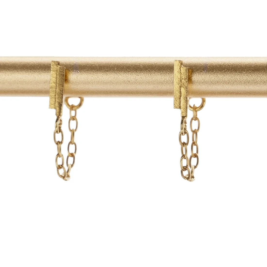 Chain Huggie Earrings - Hawaii Jewelry