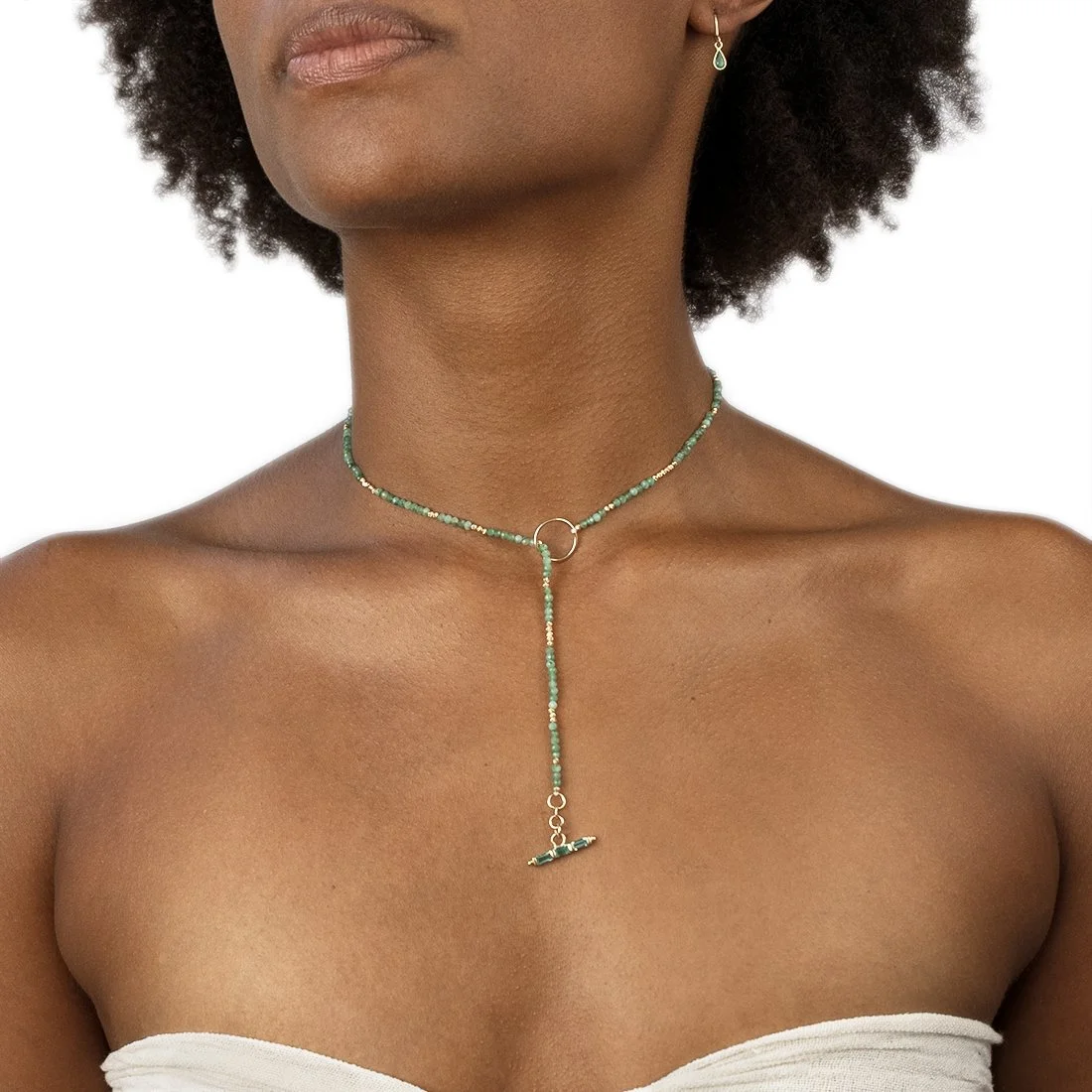 18K Emerald Sea Necklace  - Hawaii Jewelry