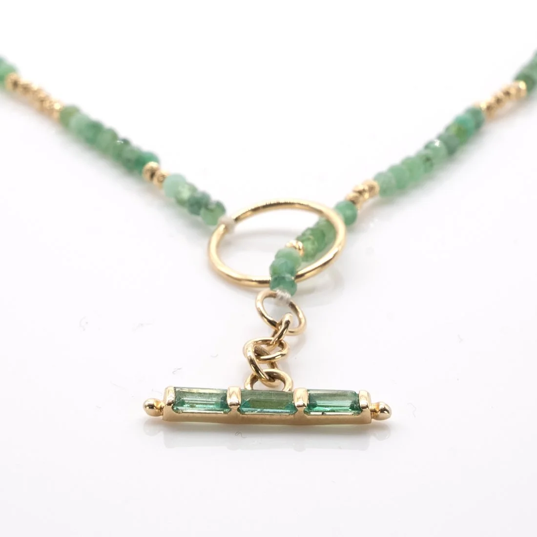 18K Emerald Sea Necklace  - Hawaii Jewelry