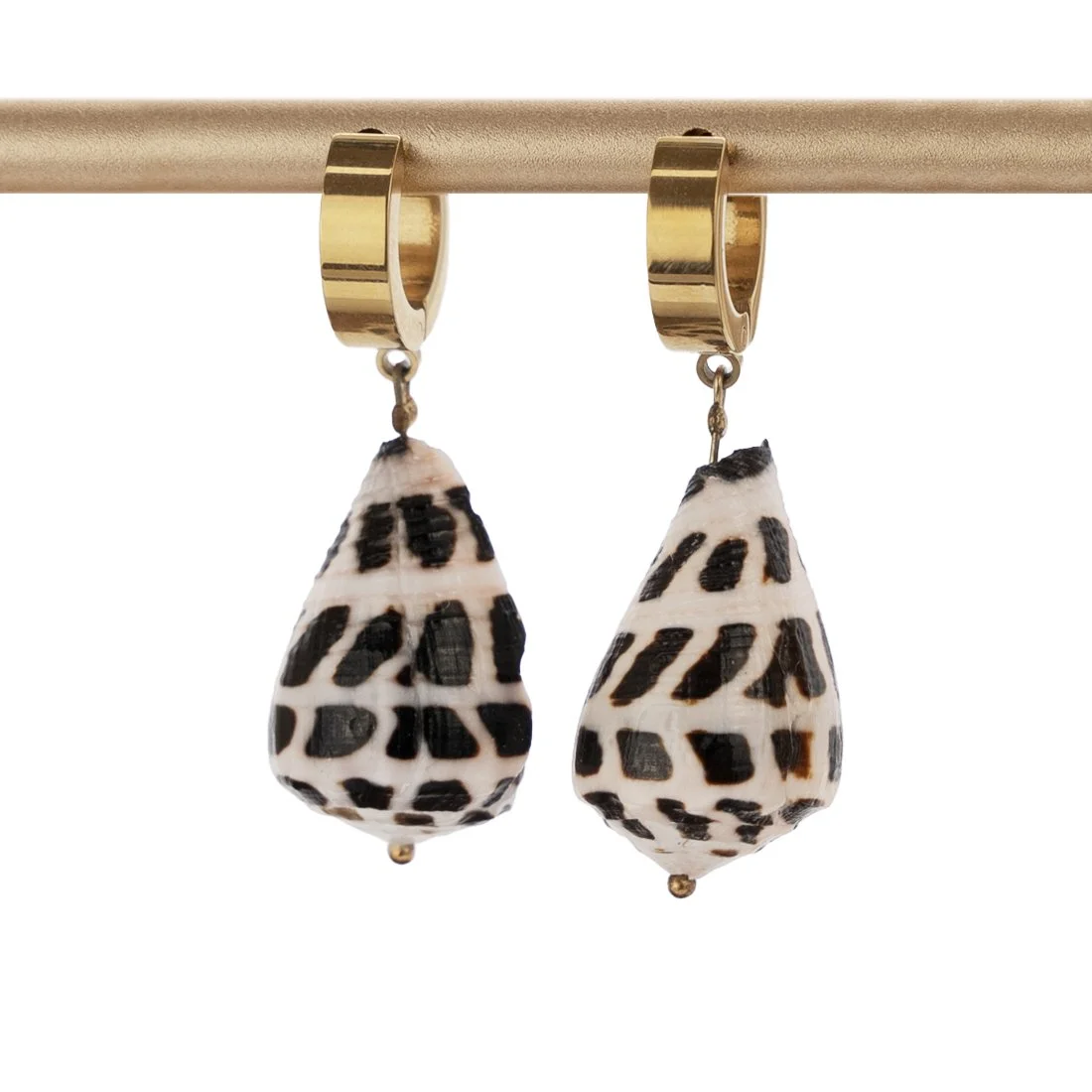 Hebrew Cone Huggie Earrings - Hawaii Jewelry