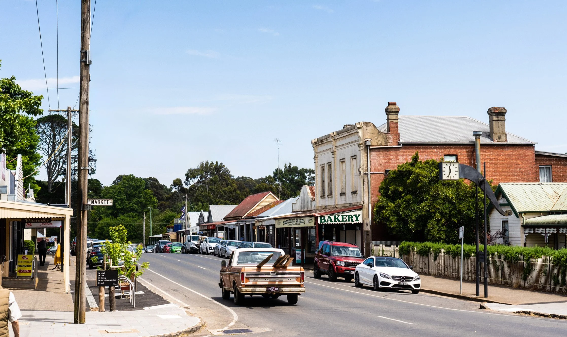 The main street of Trentham, Victoria