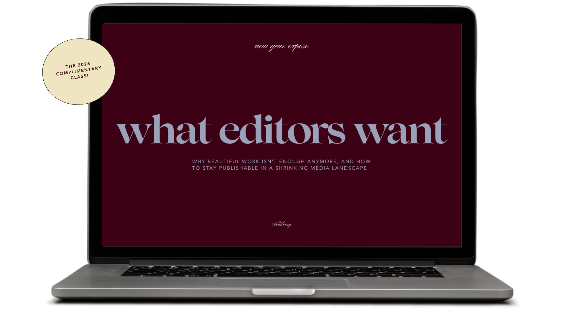 Free Class: What Editors Want in '26 — %The PR Collaborative