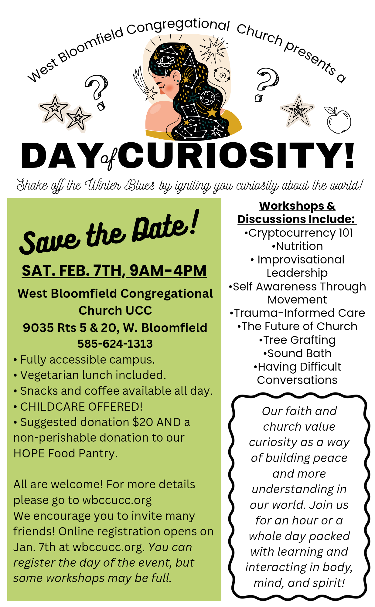 Day of Curiosity at WBUCC