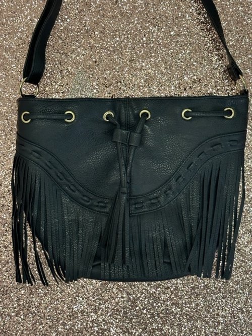 Cleo Large Bag Suede Leather Noir , Vanessa Bruno