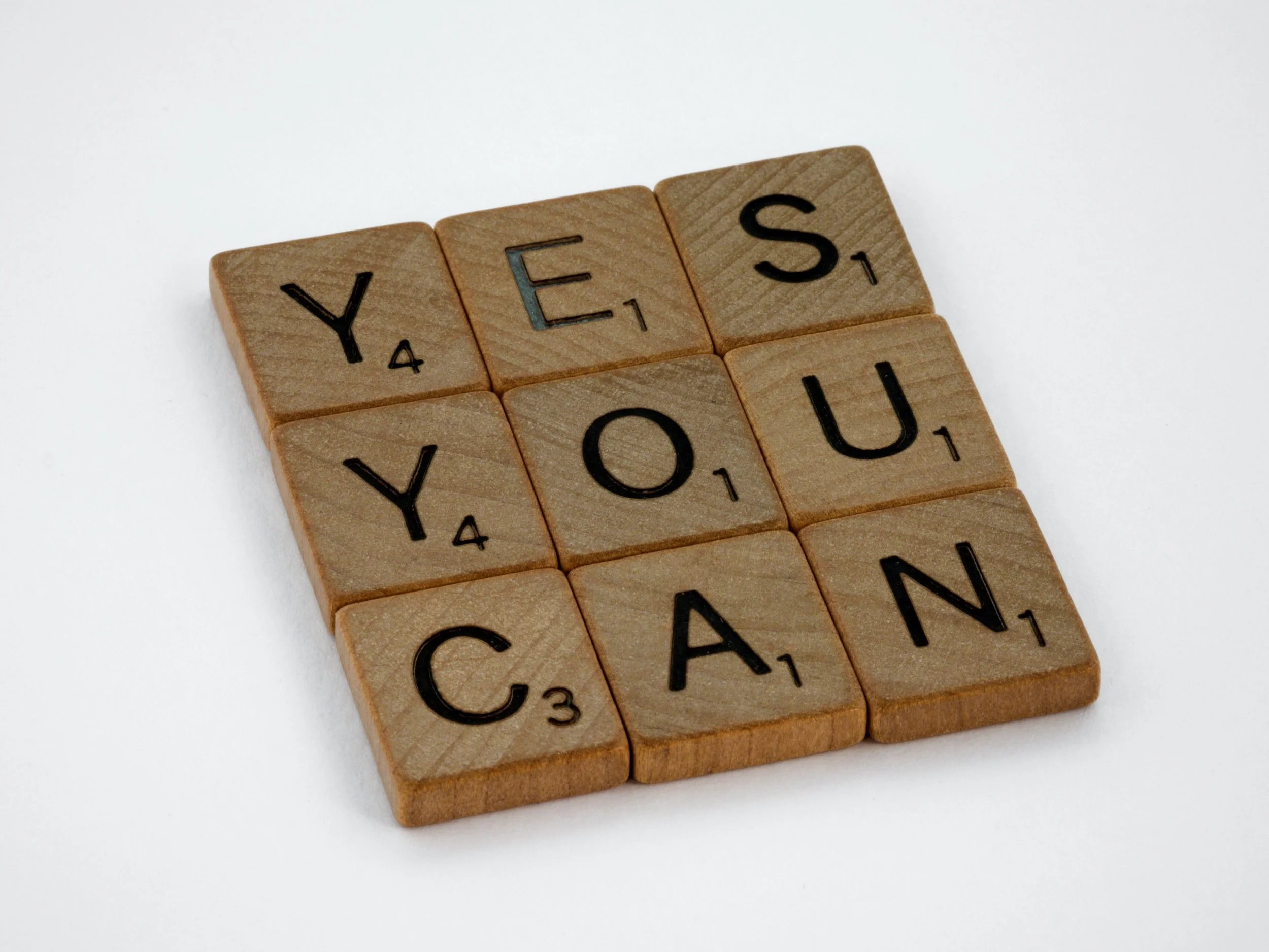 Yes you can scrabble letters by Brett Jordan
