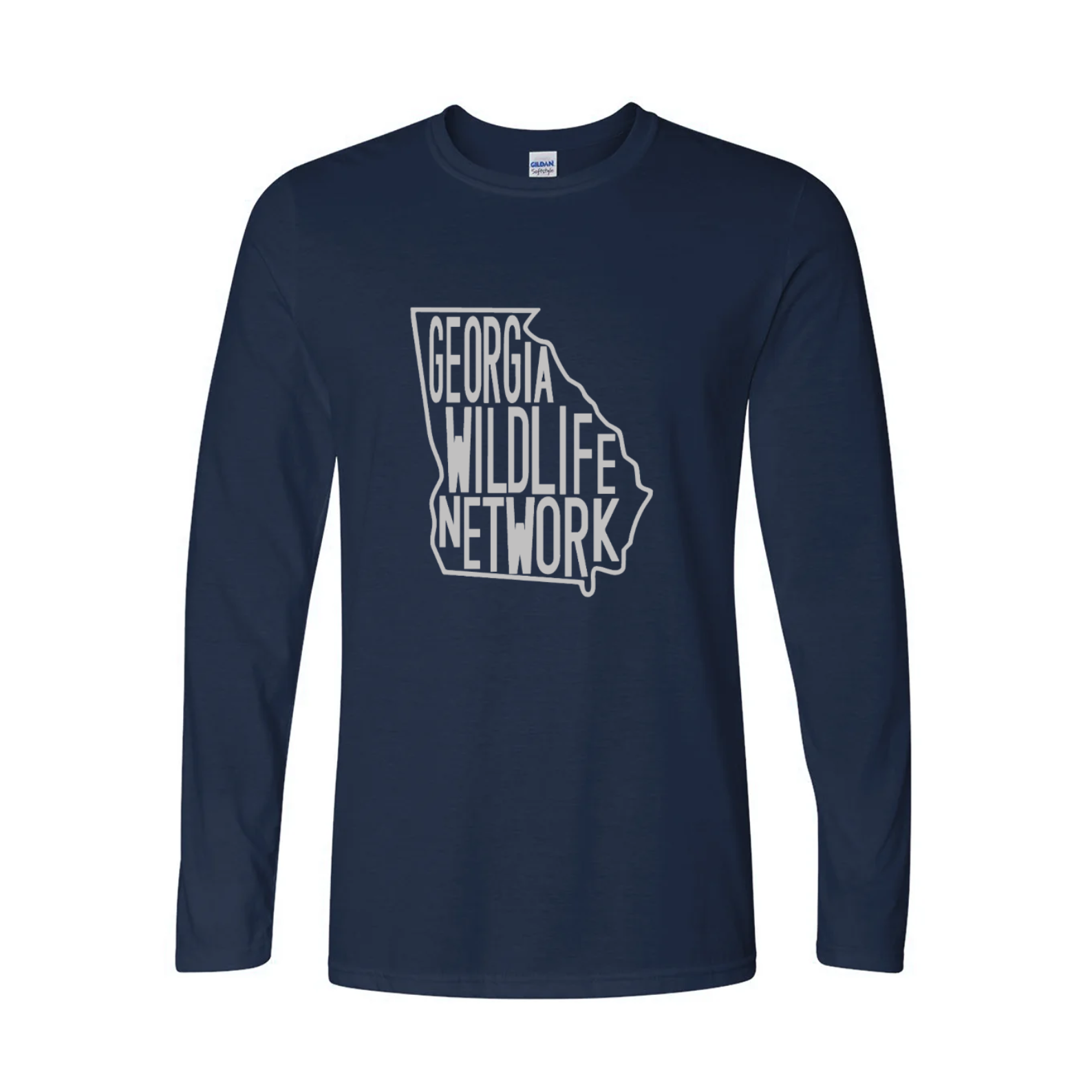 GWN Long Sleeved Gildan brand t-shirt- Navy