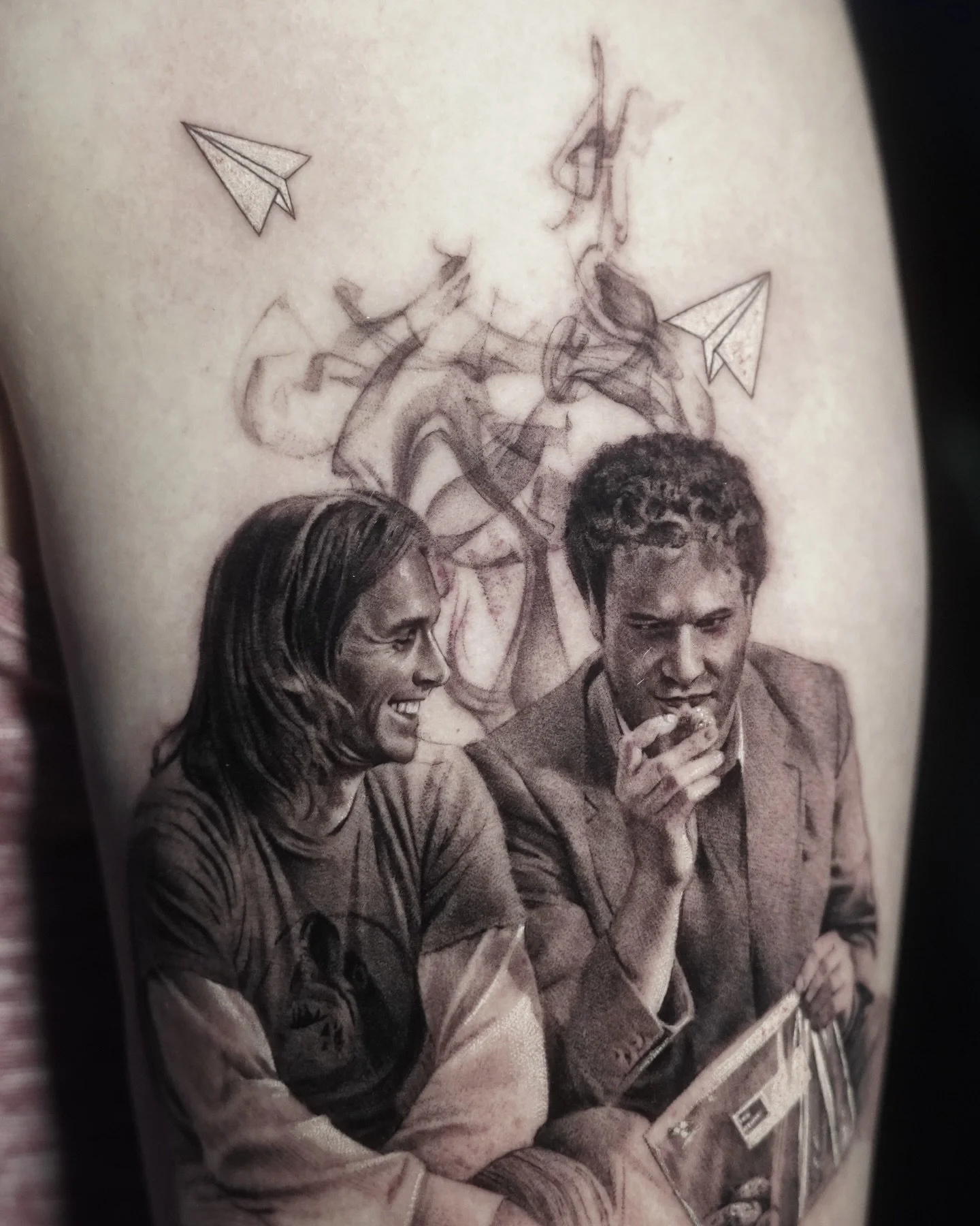 🍍🚂

Inquiry link is in bio
#tattoo #portraittattoo #movietattoo #pineappleexpress #throwback