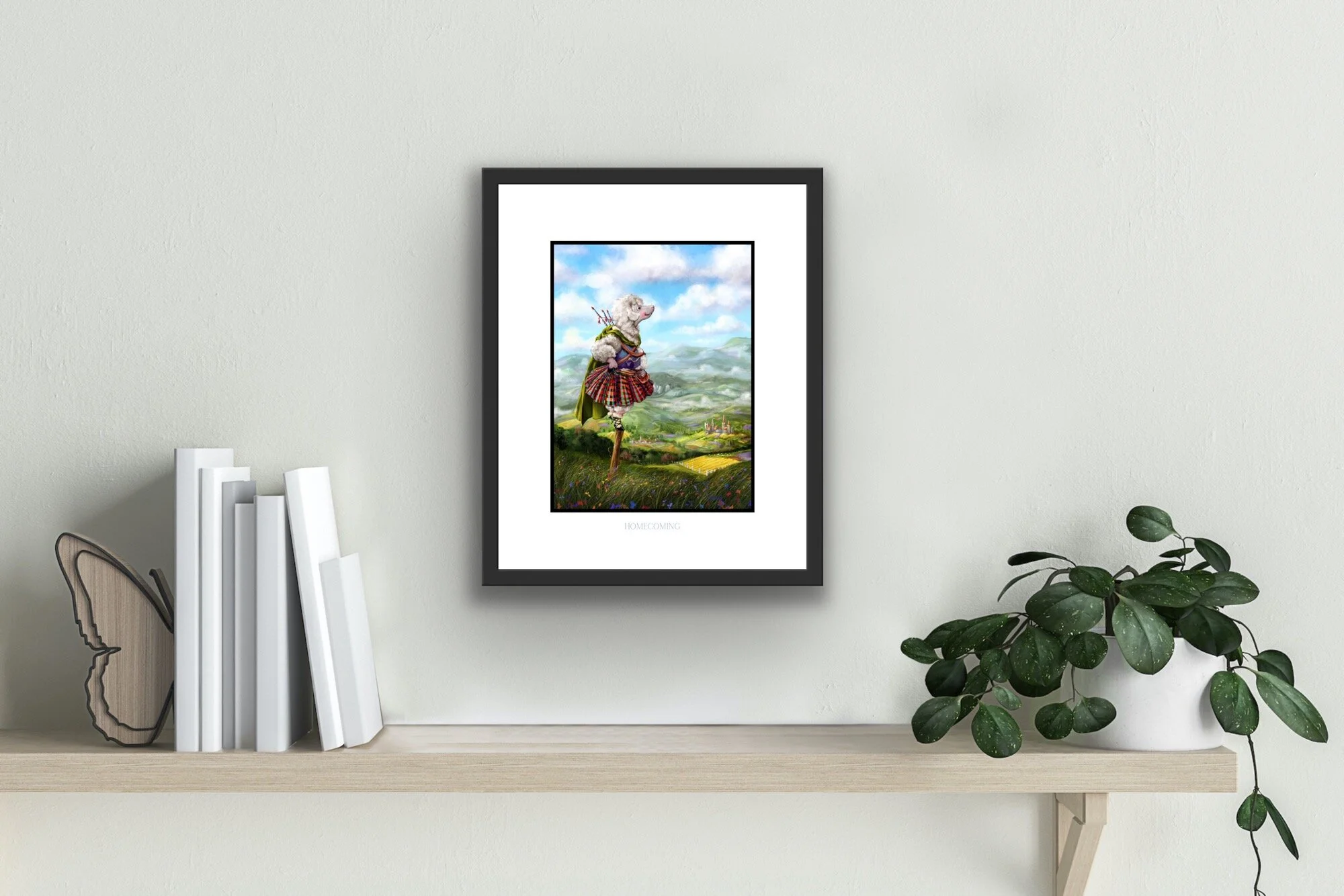 Homecoming Highlander Sheep Office décor