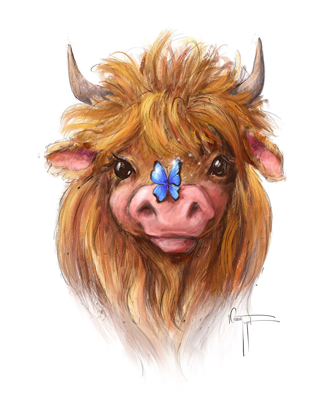 Highland Rendezmoo Cow Print