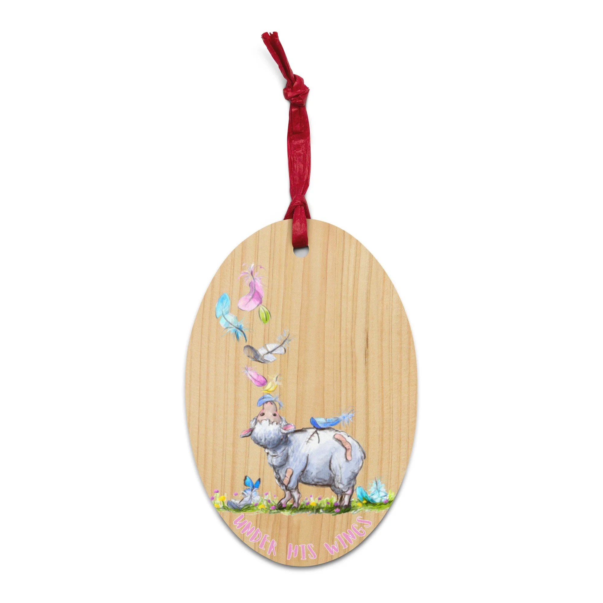 Under His Wings Christmas Ornament