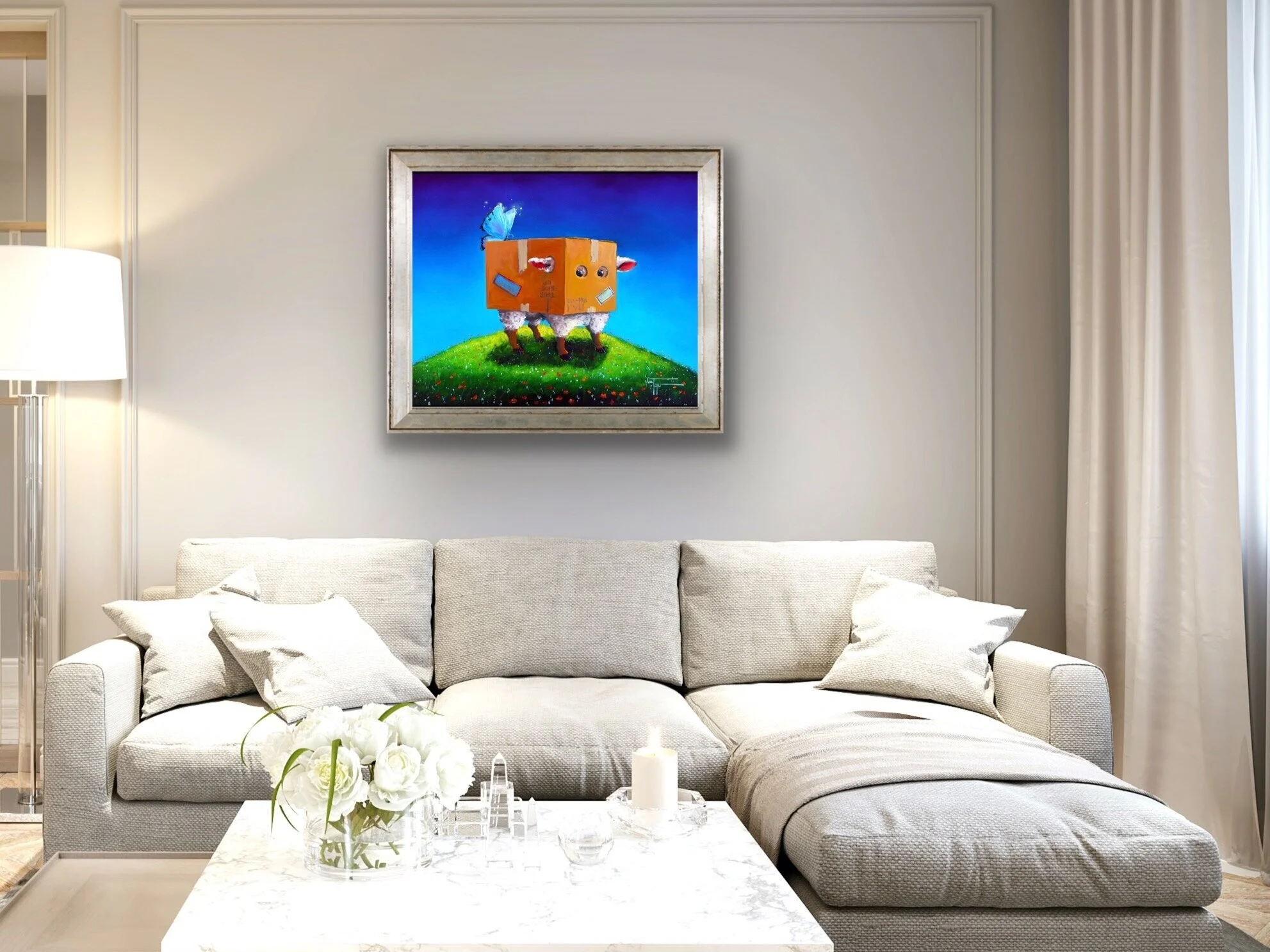 Thinking Outside the Box Bedroom Wall Art