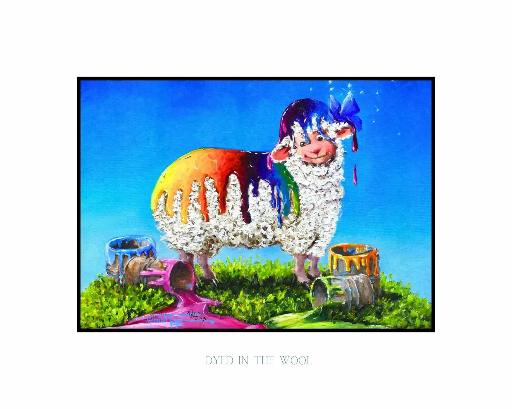 Dyed In The Wool 8x10 print on paper