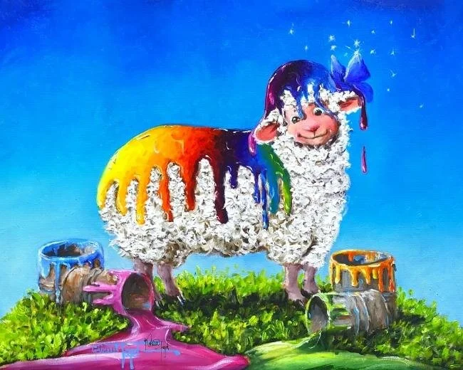 Dyed In The Wool Sheep Incognito Print