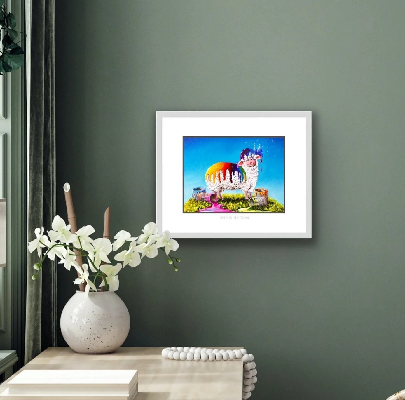 Dyed in the Wool Sheep Incognito Art Print Office