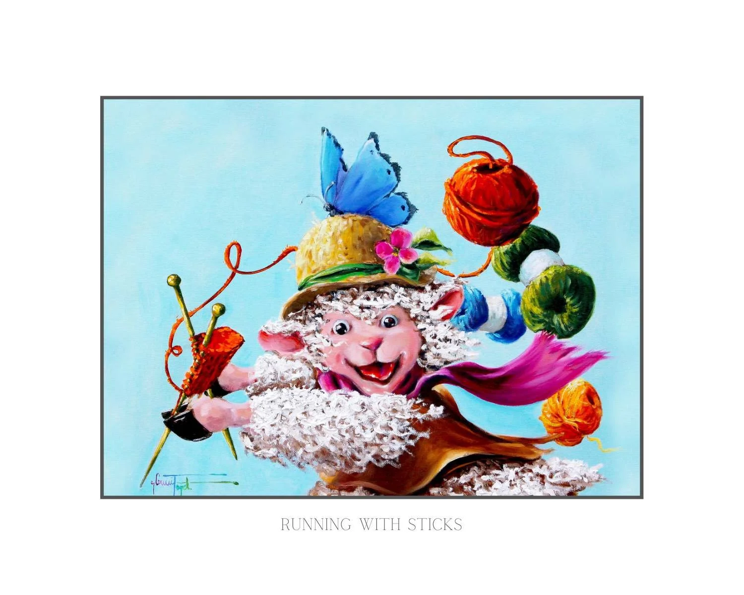 RUNNING WITH STICKS 8x10 print.jpg