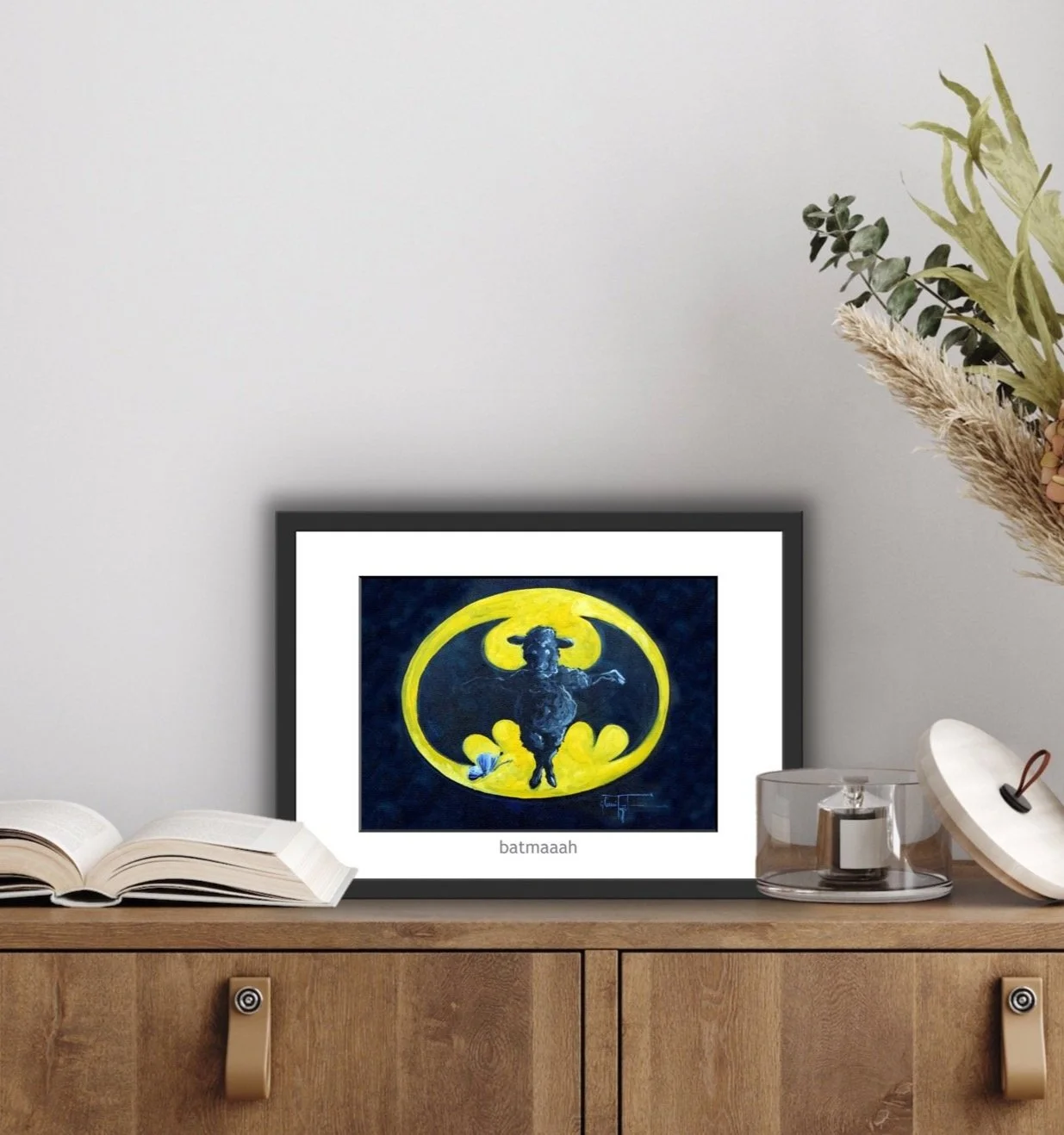 batmah sheep art wall art