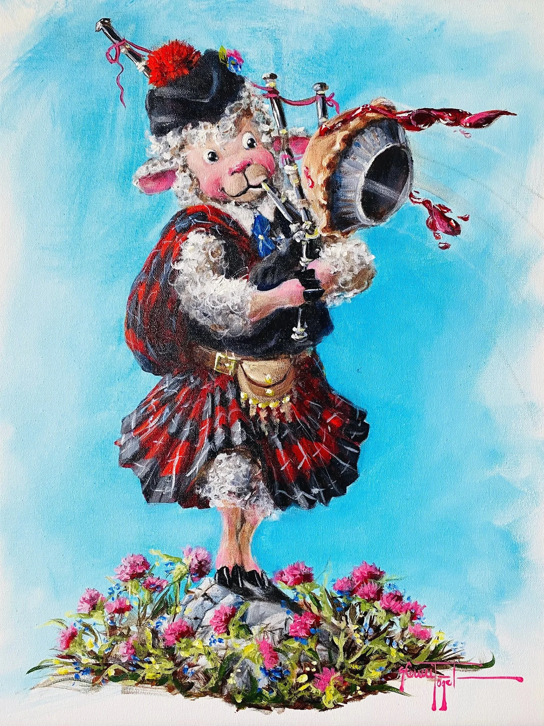 Pied Piper Original Painting