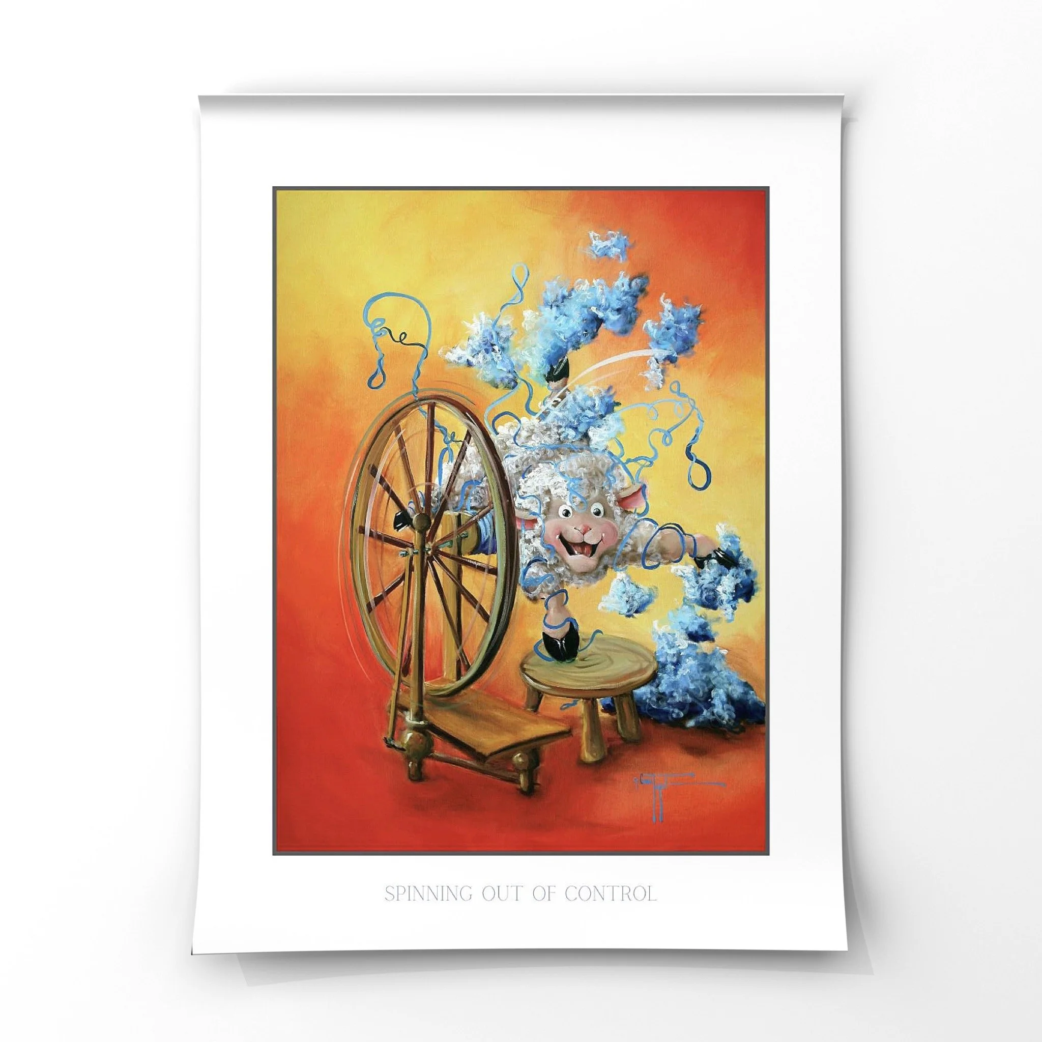 Spinning Out of Control Print Large