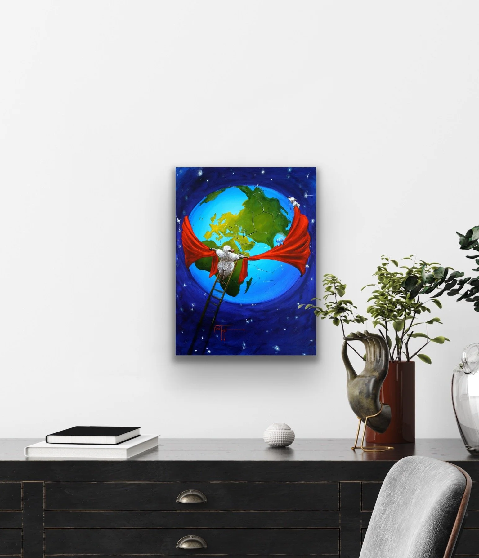 Global Warming Inspirational Office Wall Art