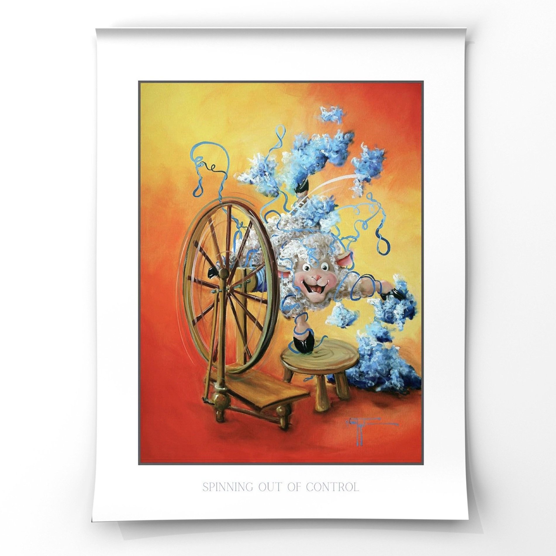 Spinning Out of Control Print Large