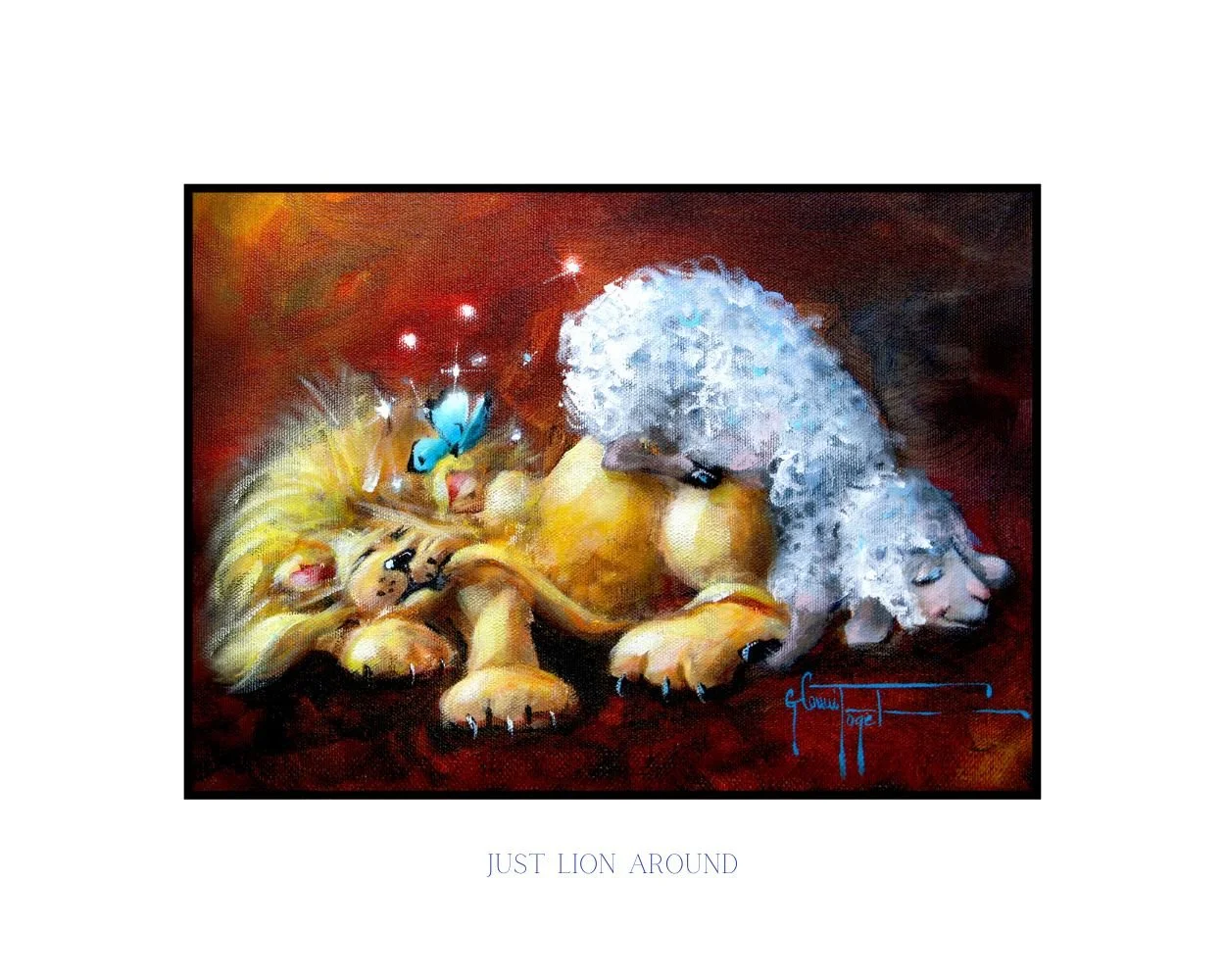 Just Lion Around Matted.jpg