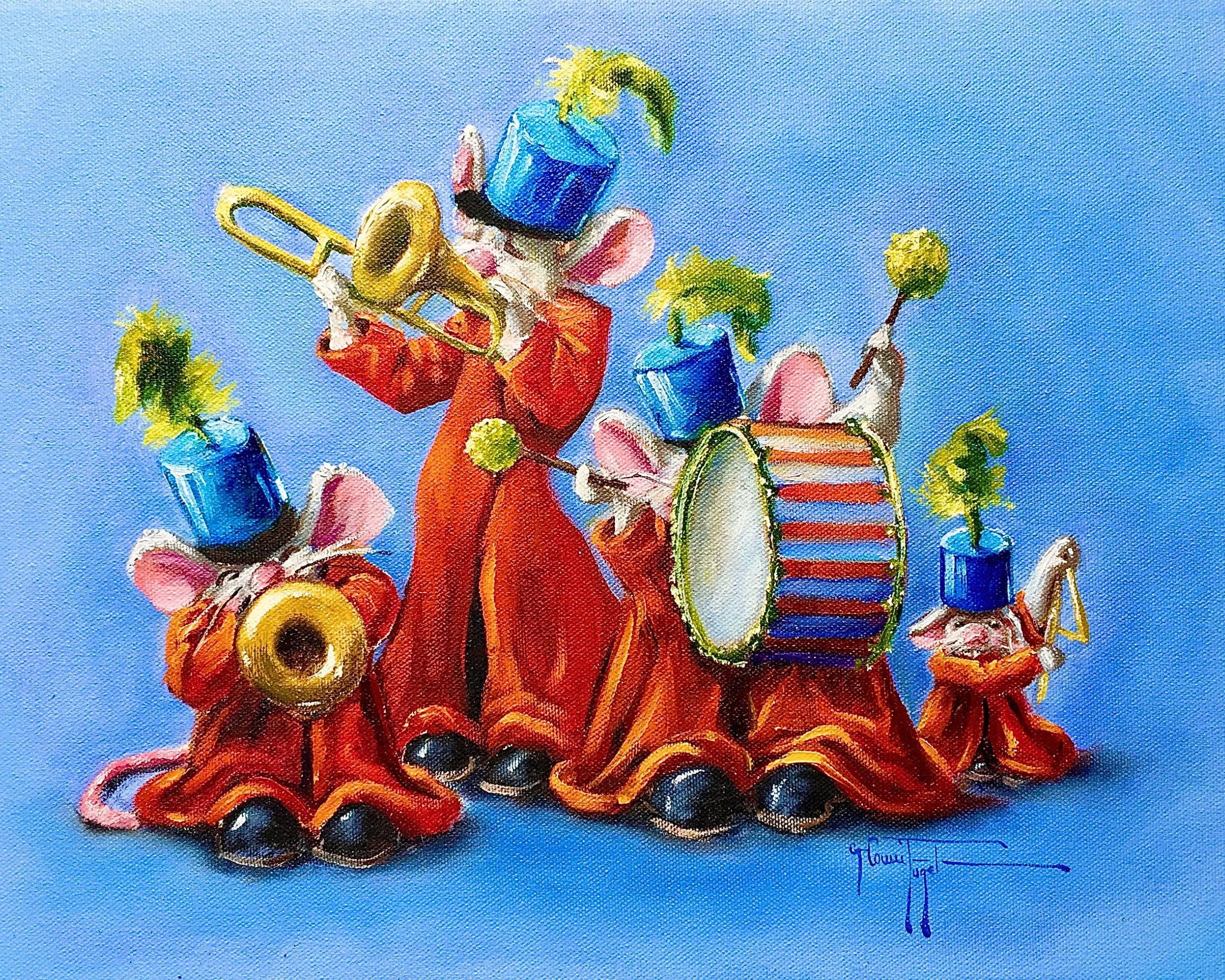 Feel The Groove Original Oil Painting