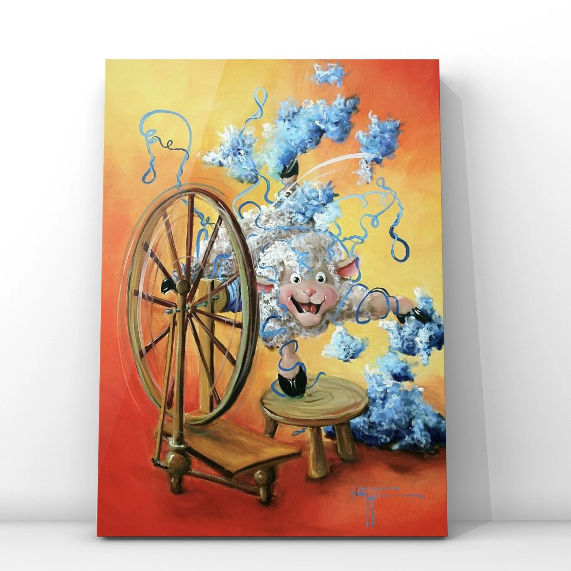 Spinning Out of Control Canvas