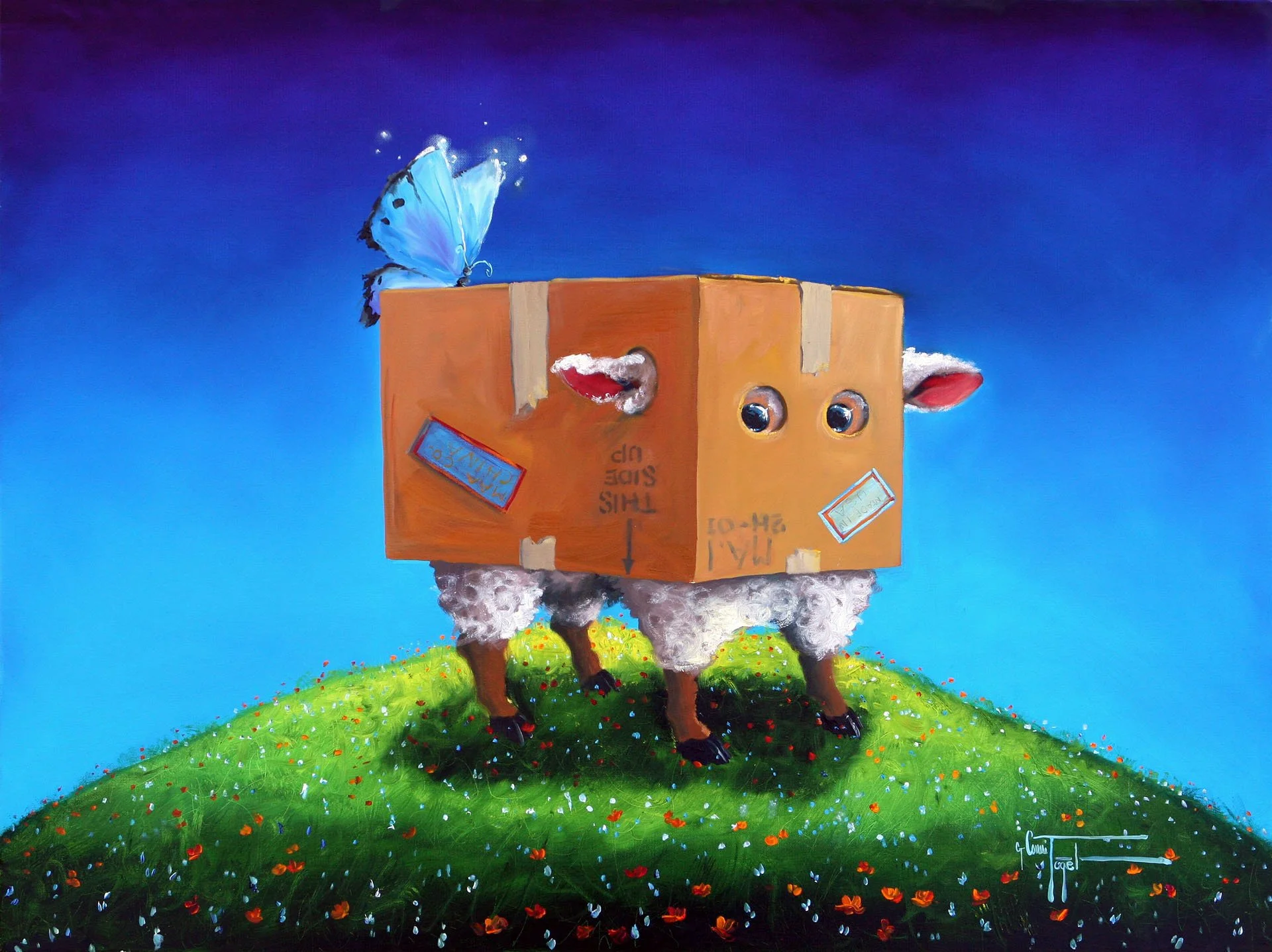 Thinking Outside The Box Print